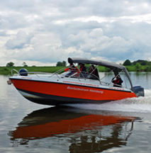 Gleitfahrttraining auf der Elbe